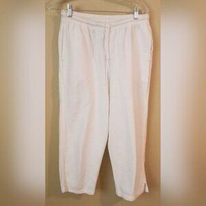 Sea Breeze Capri Summer Pants Size 6 White Made in USA